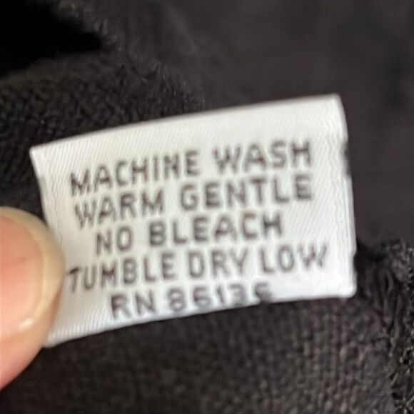 EUC Bryn Walker 100% Linen Black loose one button BlazerJacket Sz XS - Picture 9 of 9